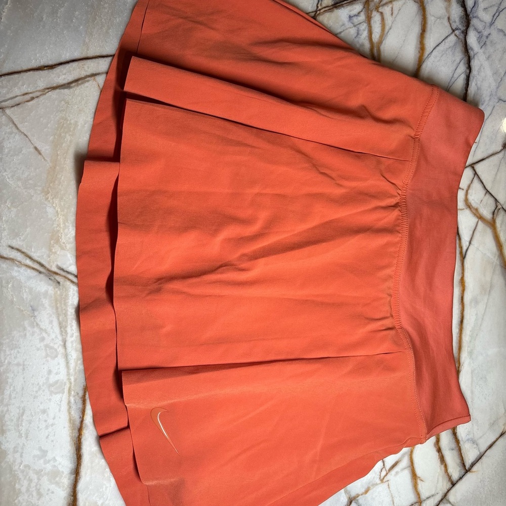 Nike Dri-FIT Orange Athletic Skirt